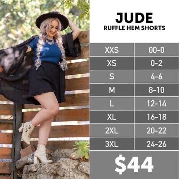 Jude Ruffle Hem Shorts - Picture 5 of 5